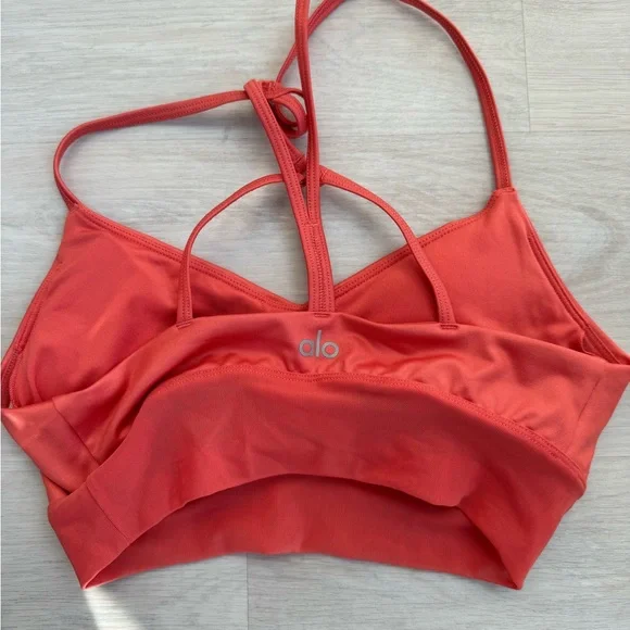 ALO Yoga Strawberry Sports Bra - Picture 2 of 3